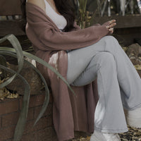 over-knit cardigan