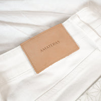 flare stretch asanoha denim / blue