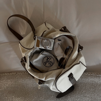 Luxe Elegant Boston Bag / 胡粉(off white)