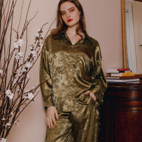 wagara jacquard lounge shirt