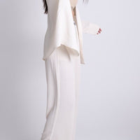 chiffon pleats pants