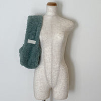 winter fuzzy shoulder bag