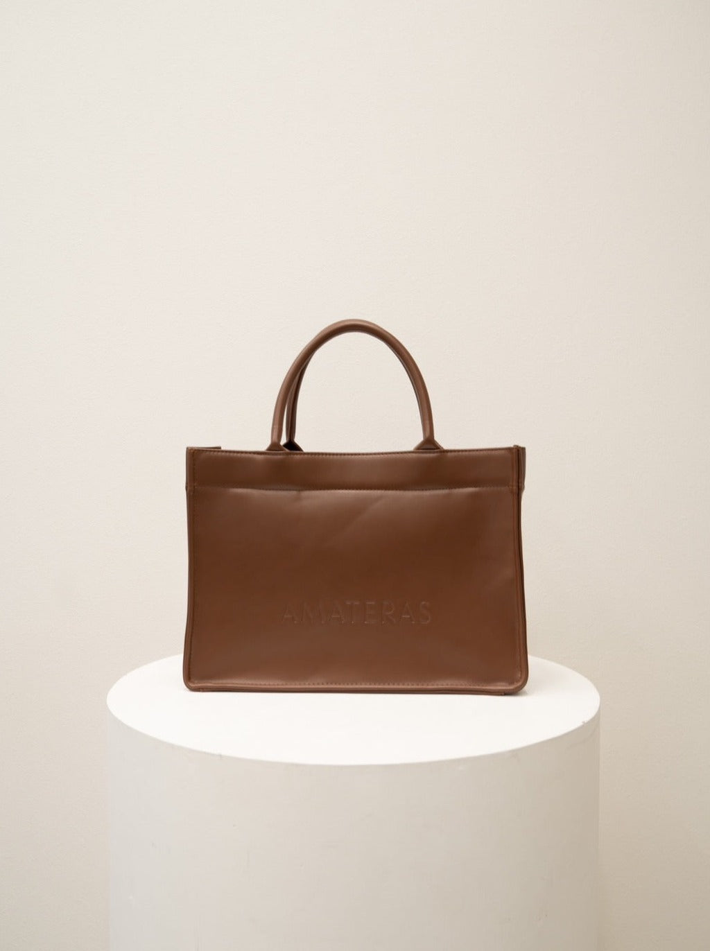 vegan luxury tote bag / 枯茶(brown)