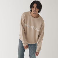 logo comfort knit sweater