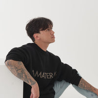 logo comfort knit sweater