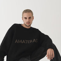 logo comfort knit sweater