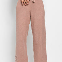 elegant knitted wide pants