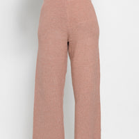 elegant knitted wide pants