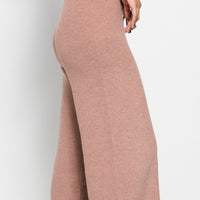 elegant knitted wide pants