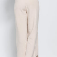 elegant knitted wide pants