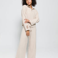 elegant knitted wide pants
