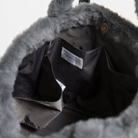 casual fuzzy tote