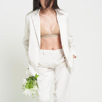 asanoha satin suit jacket