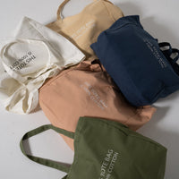 100% cotton logo tote