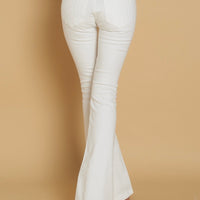 flare stretch asanoha denim / blue