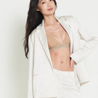 asanoha satin suit jacket