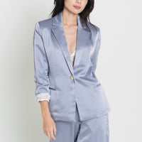asanoha satin suit jacket