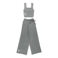 elegant knitted wide pants