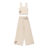 elegant knitted wide pants