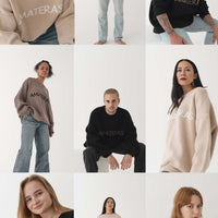 logo comfort knit sweater