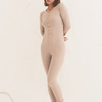lounge jumpsuit / 亜麻(beige)