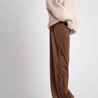cotton corduroy pants / mocha