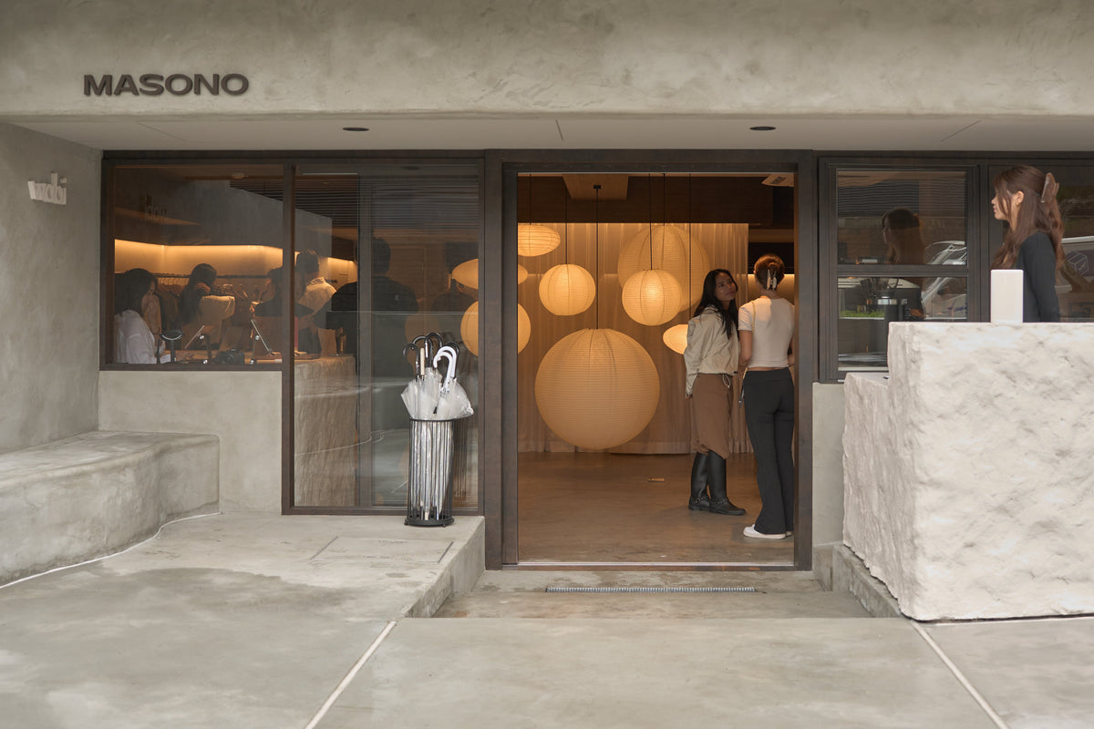WABI Flagship Storeが千駄ヶ谷にオープン。MASONOとともに、日常に心地よい余白を。