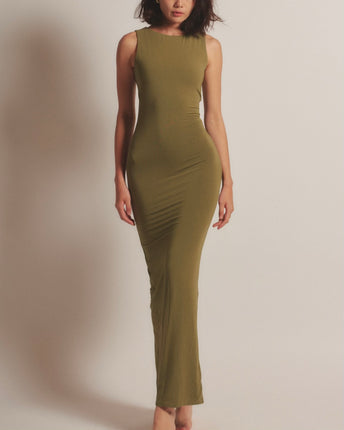 AuraFit Padded Tank Dress / 抹茶(matcha)