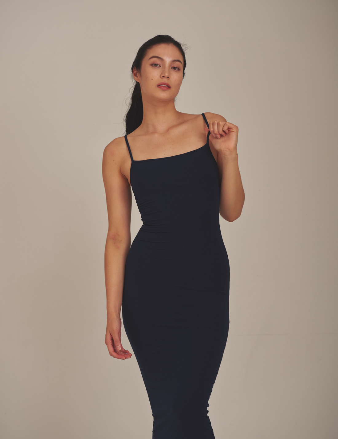 Aura Fit Padded Maxi Camisole Dress / 濃藍(navy)