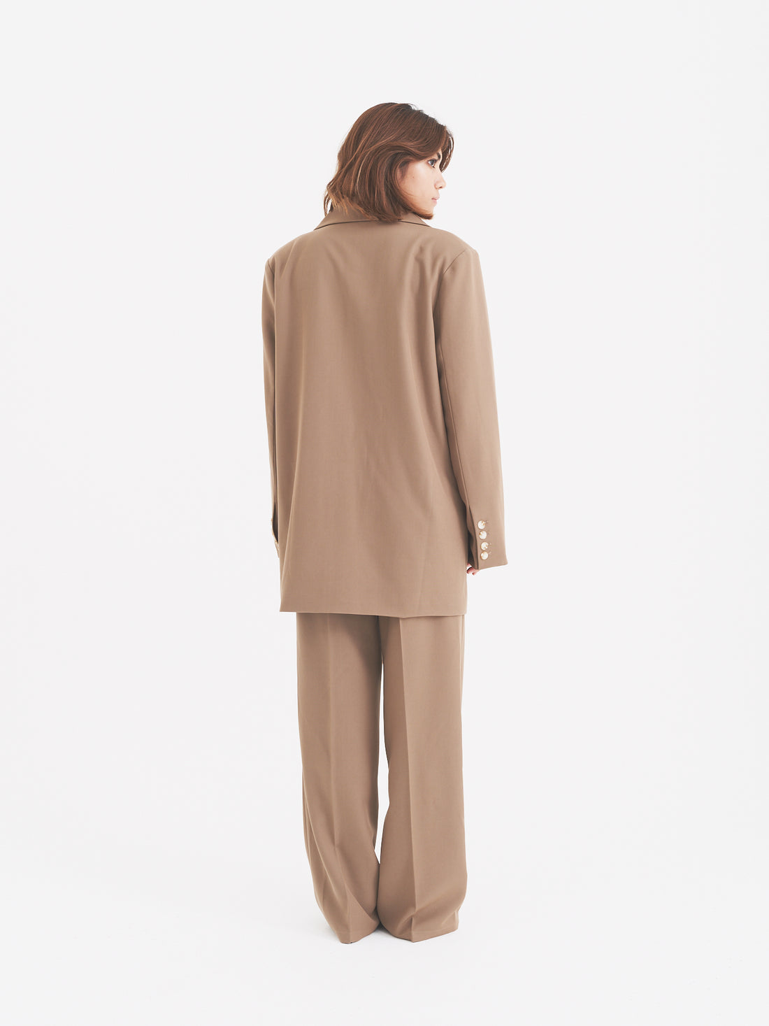 luxe trouser pants / gray