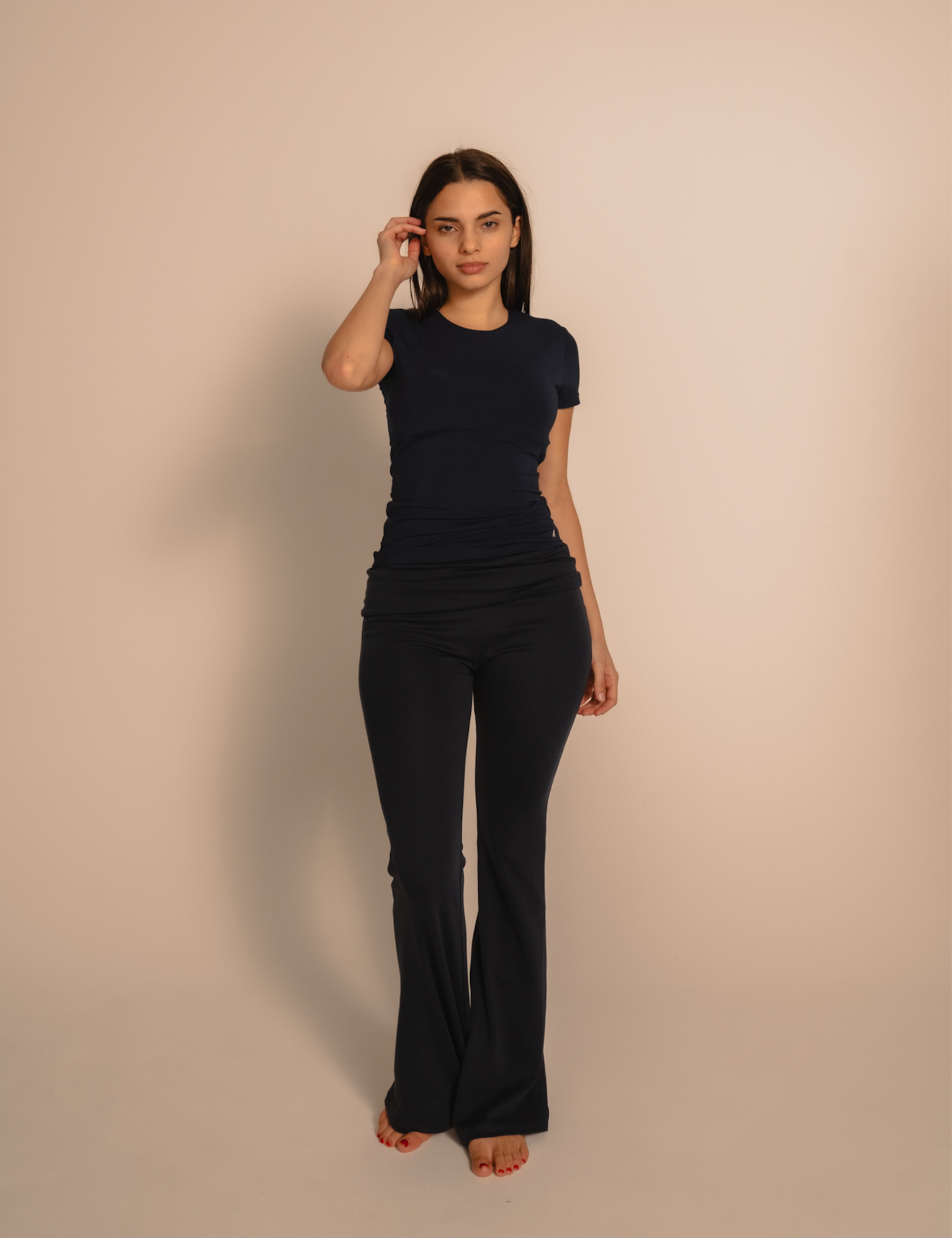 AuraFit Padded Tee / 濃藍(navy)