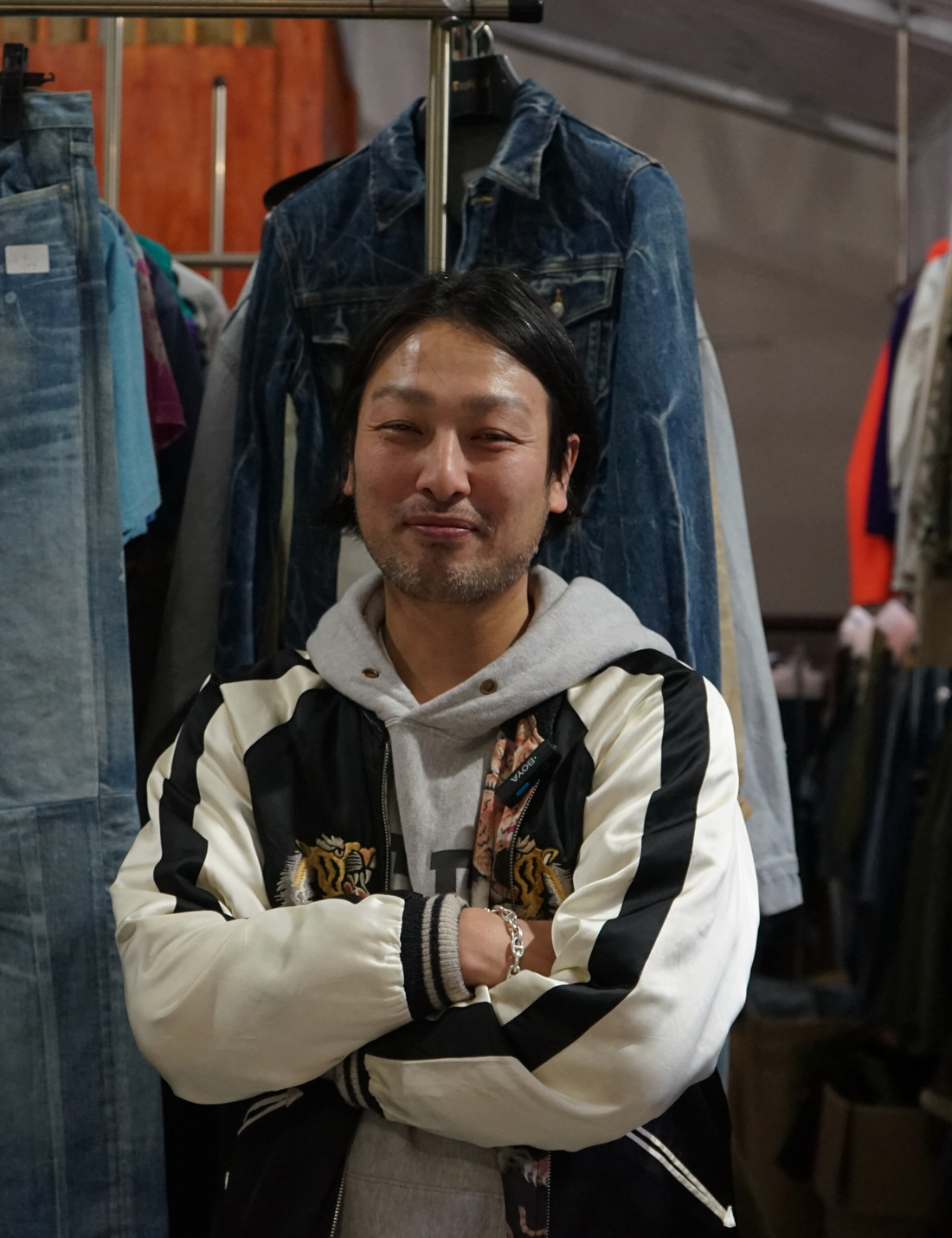 OKAYAMA DENIM×AMATERAS Luxe Lounge Denim / 胡粉(off white)