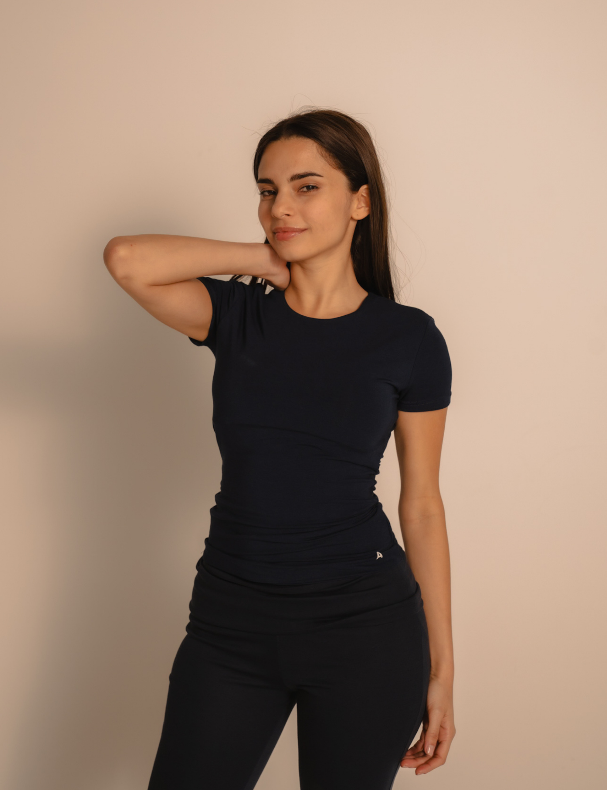 AuraFit Padded Tee / 濃藍(navy)