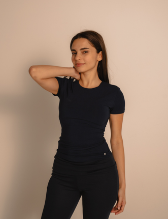 AuraFit Padded Tee / 濃藍(navy)