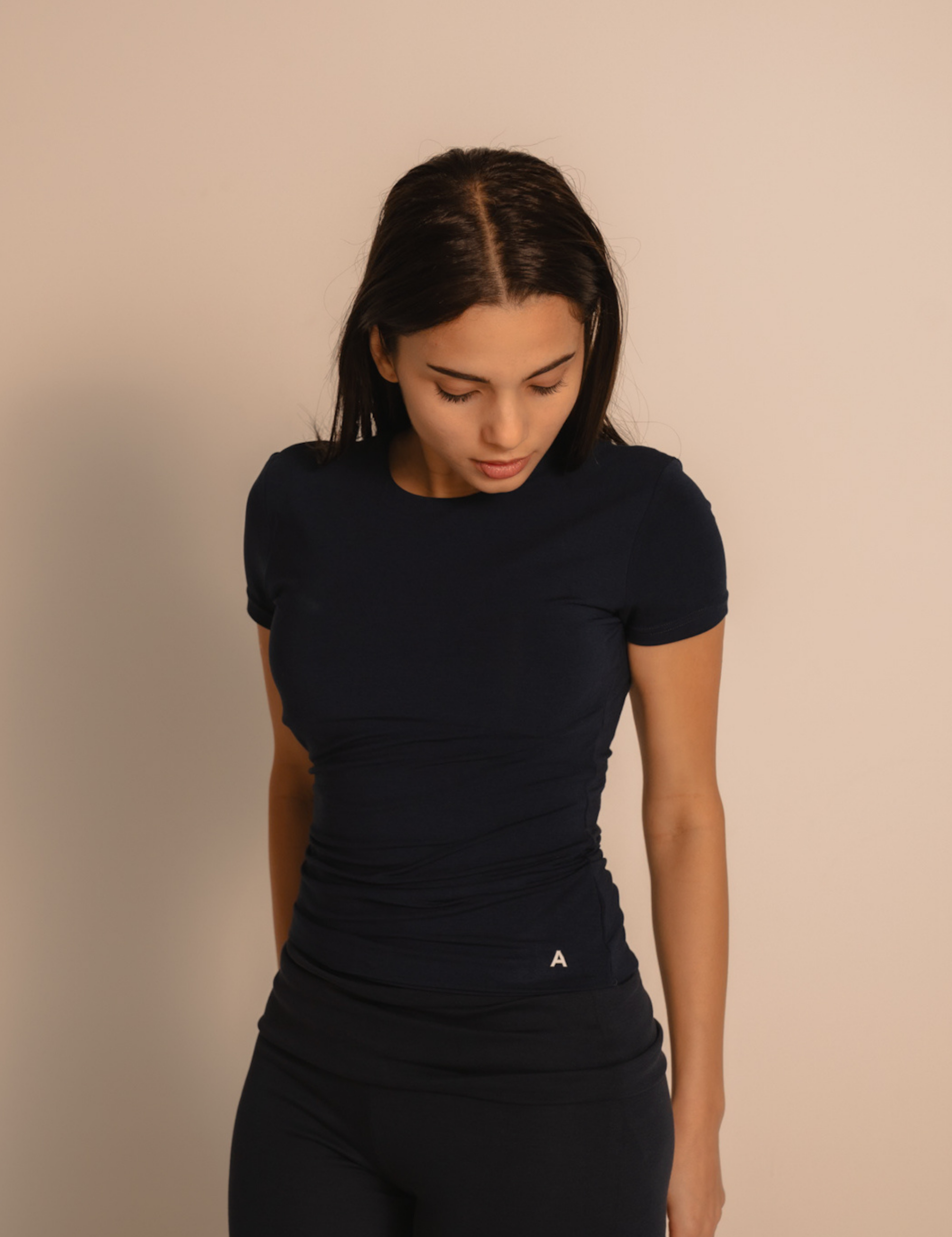 AuraFit Padded Tee / 濃藍(navy)