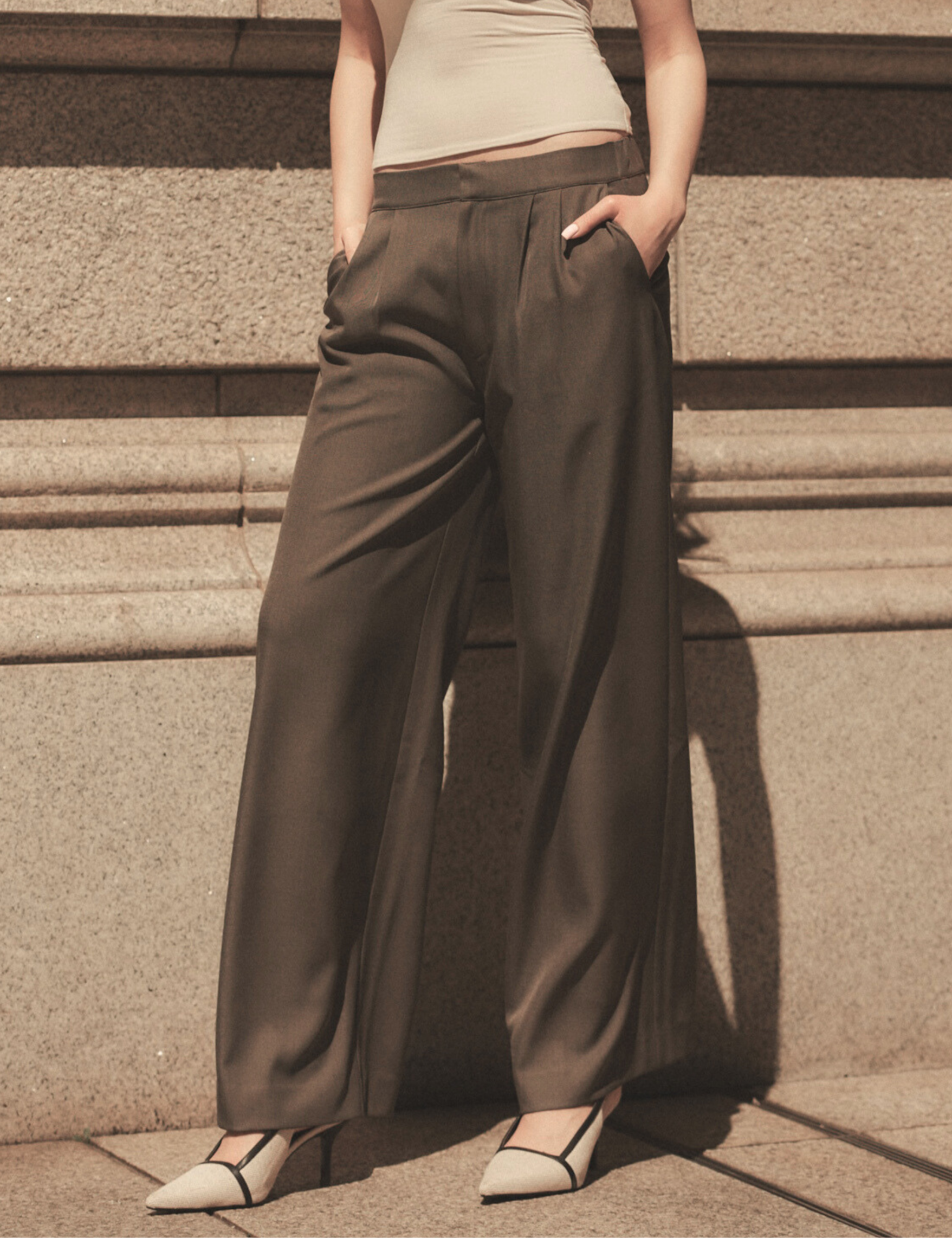 Urban Elegance Style Up Pants / 薄墨(gray)