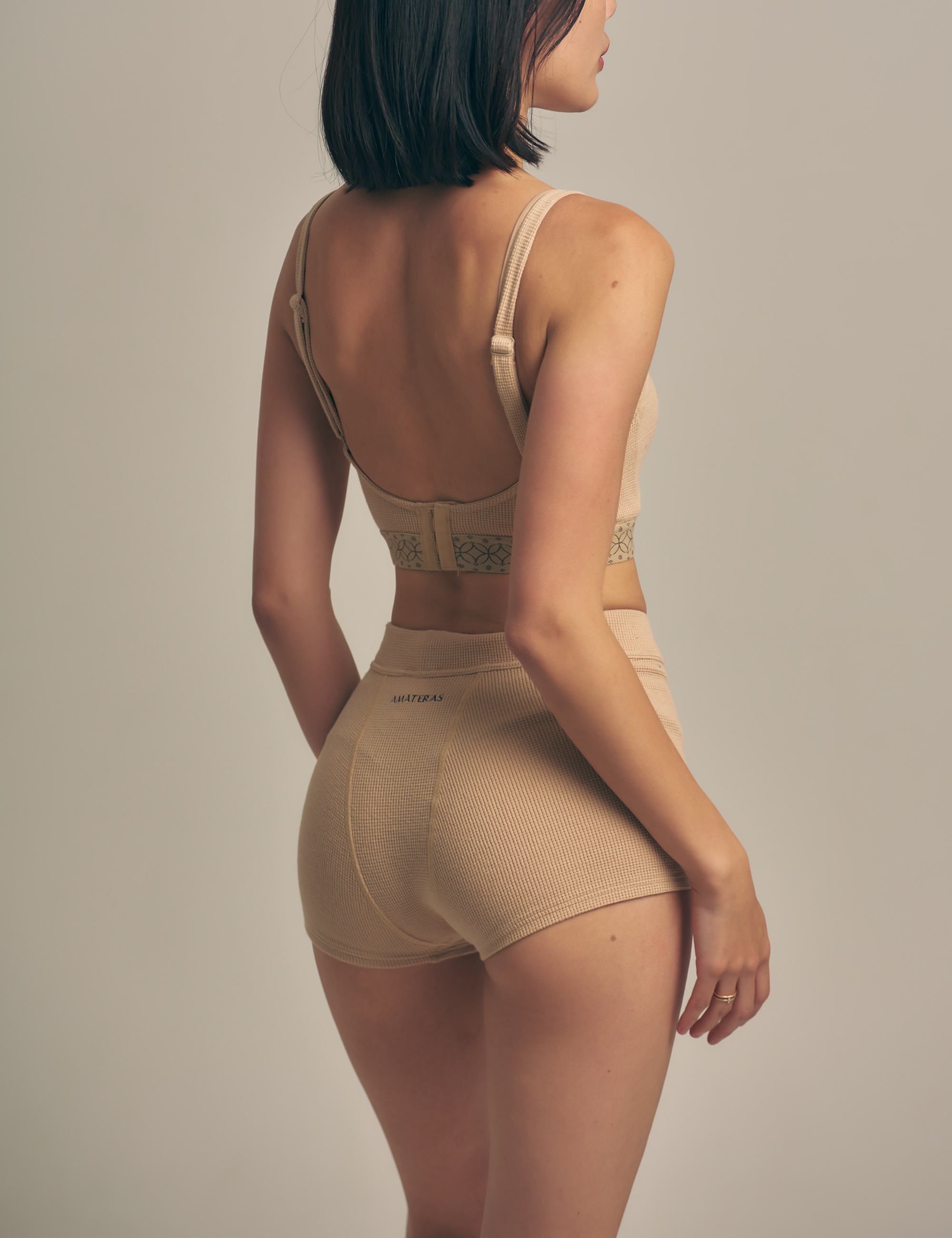 nudy waffle dreamy bra / oatmeal