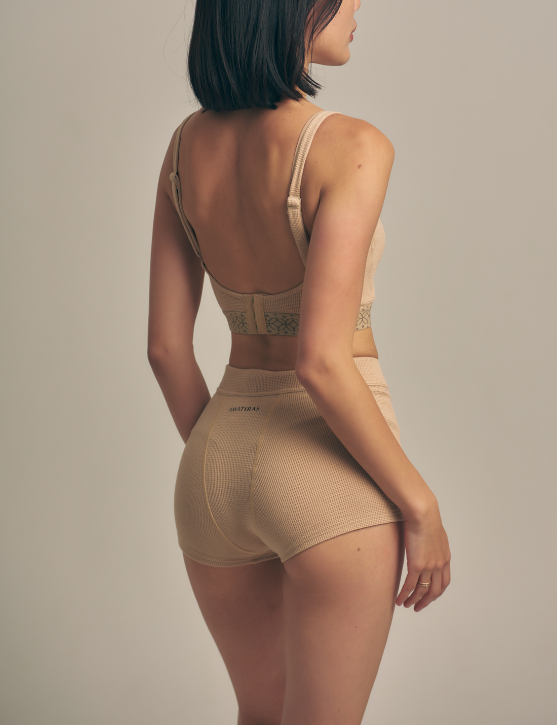 nudy waffle dreamy bra / oatmeal
