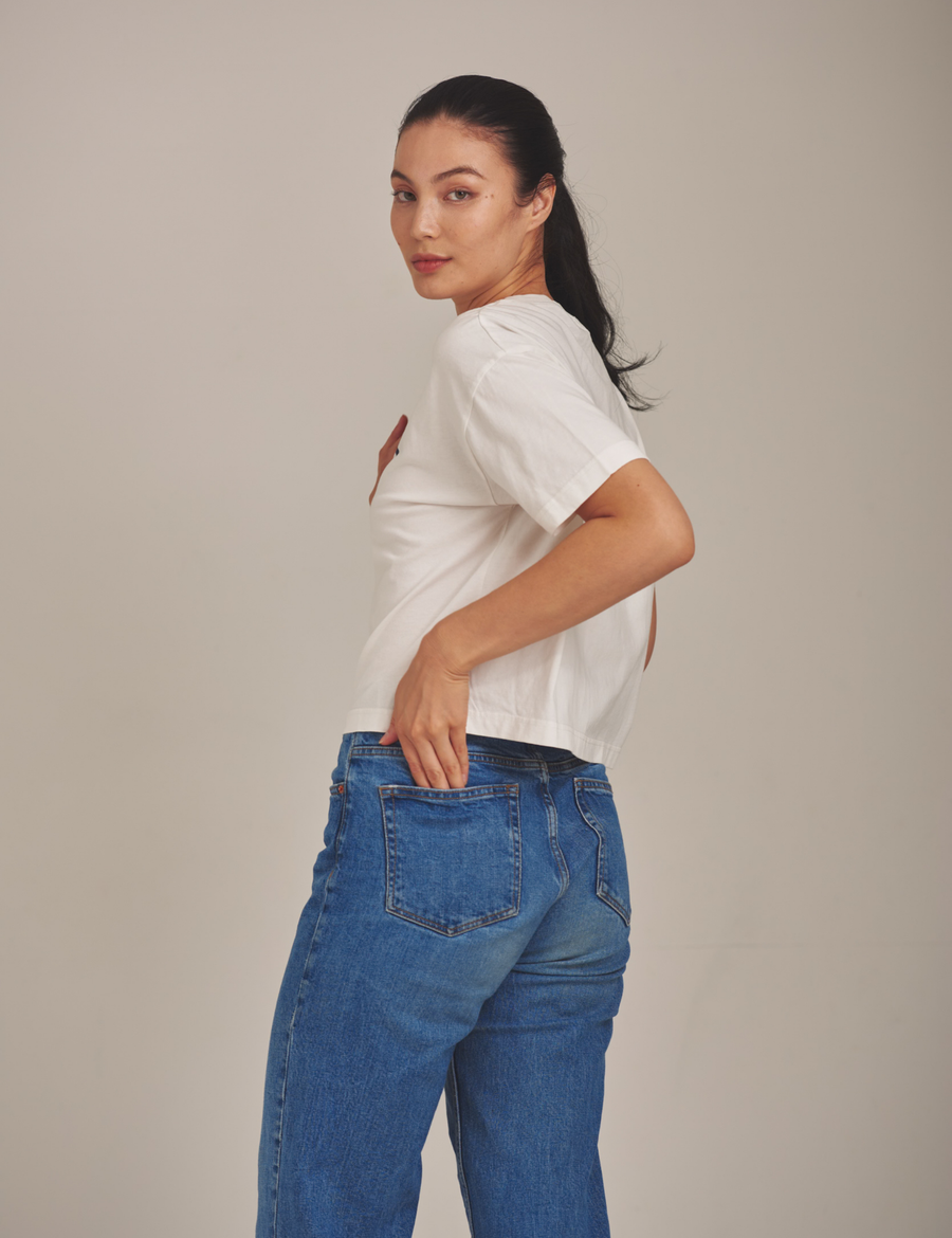 AMATERAS logo Tee / Gofun(white)
