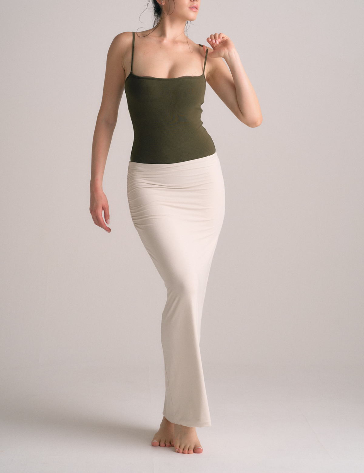 スカート Wabi Skin Fit Maxi Skirt / Vanilla Skin Fit Maxi Skirt / Vanilla – AMATERASJAPAN