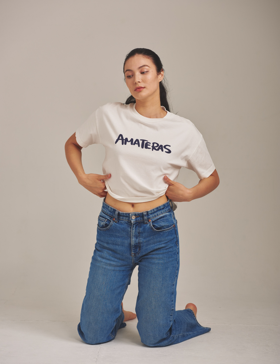 AMATERAS logo Tee / Gofun(white)