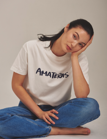 AMATERAS logo Tee / Gofun(white)