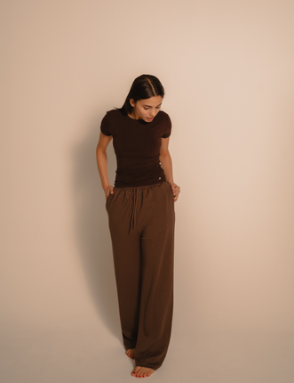 Luxe FlowFit Pants / 枯茶(brown)