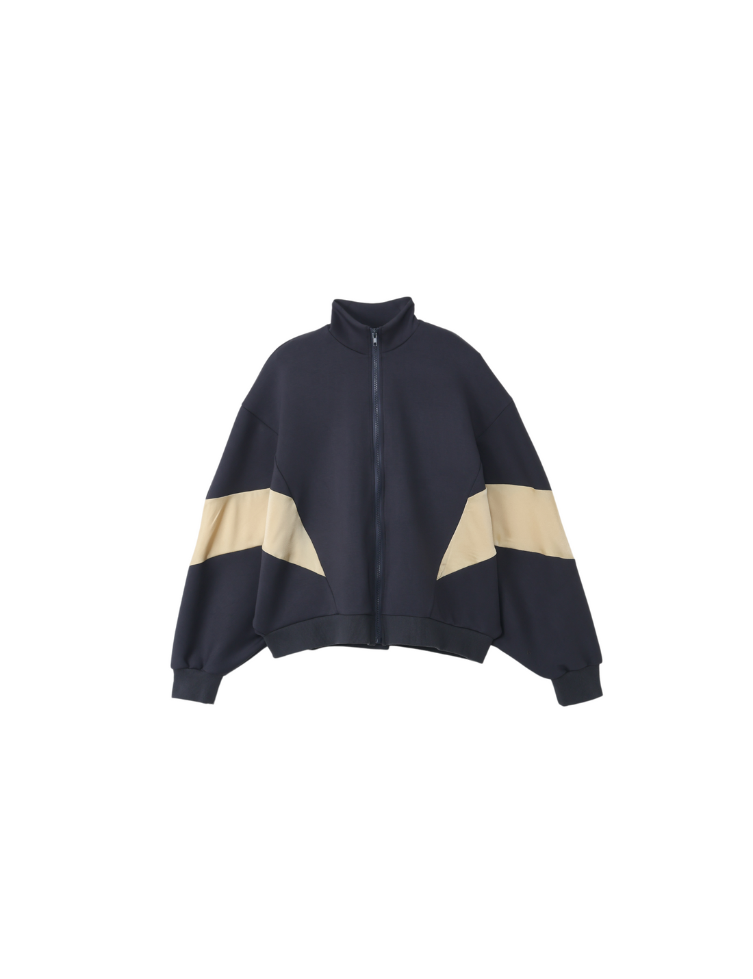 dolman full zip jacket / navy