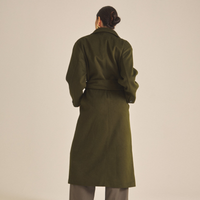 【11月中旬発送】Elegant Kimono Long Coat / 抹茶色(matcha)