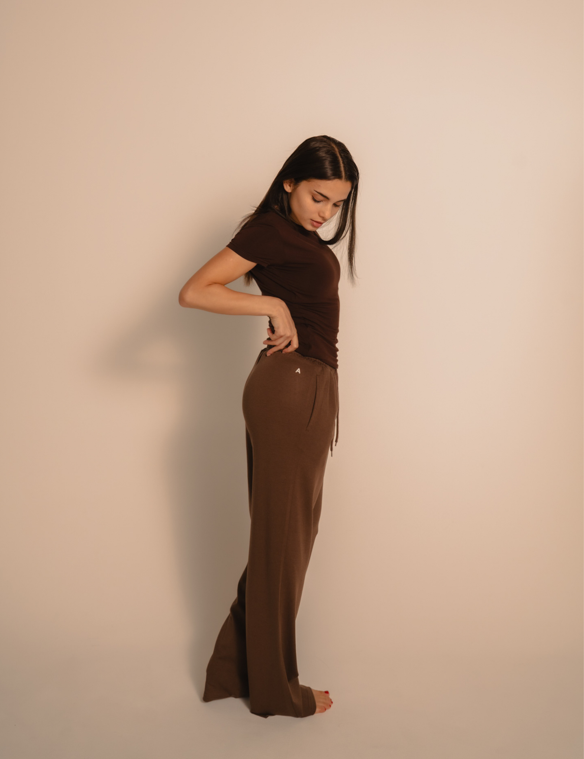 Luxe FlowFit Pants / 枯茶(brown)