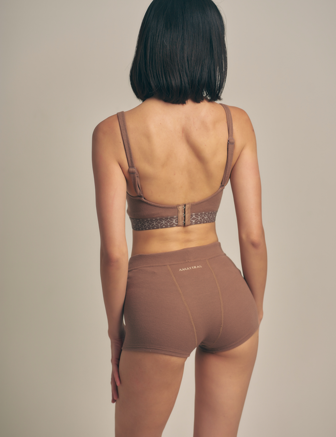 nudy waffle dreamy bra / mocha