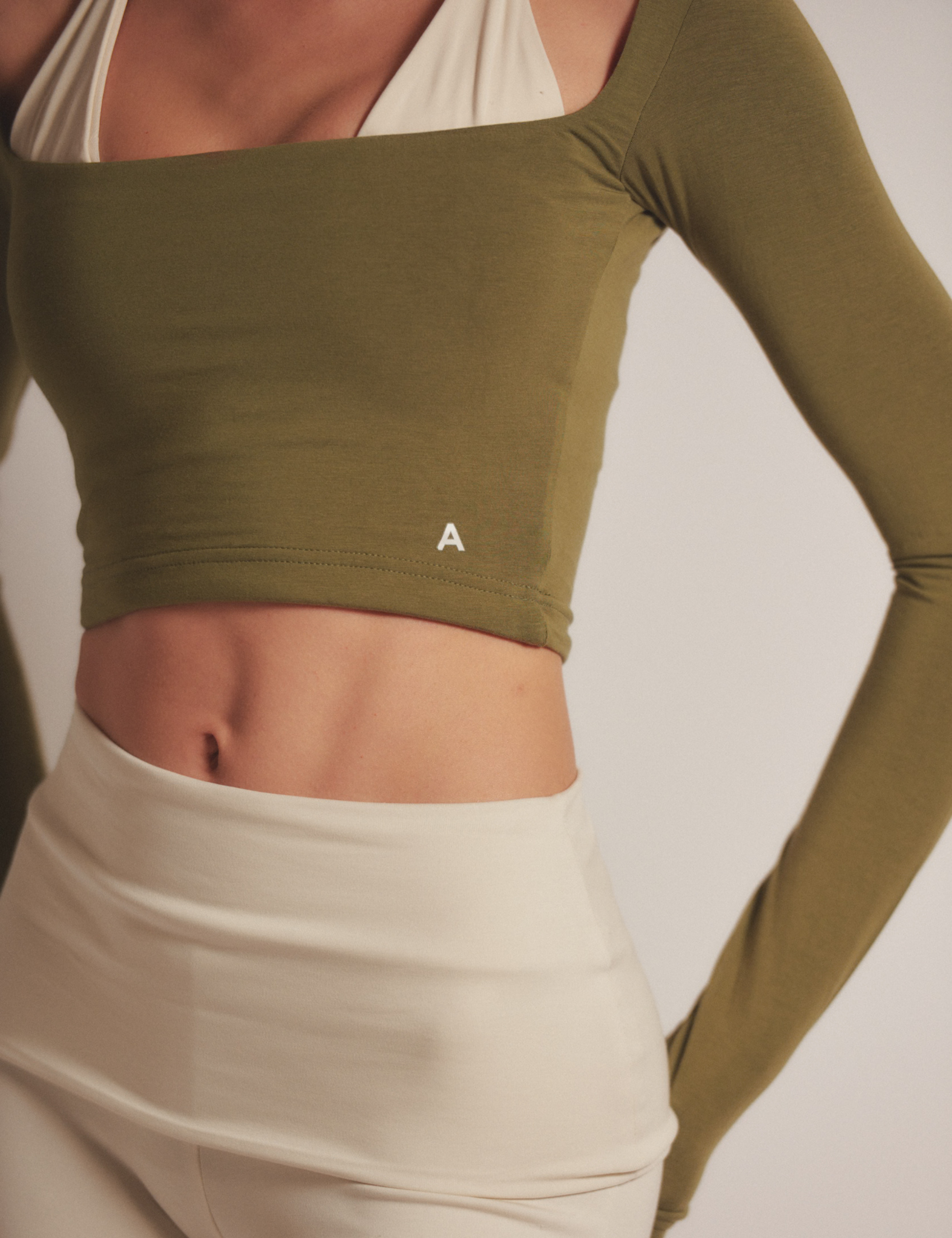 AuraFit Padded Layered Top / 抹茶(matcha)