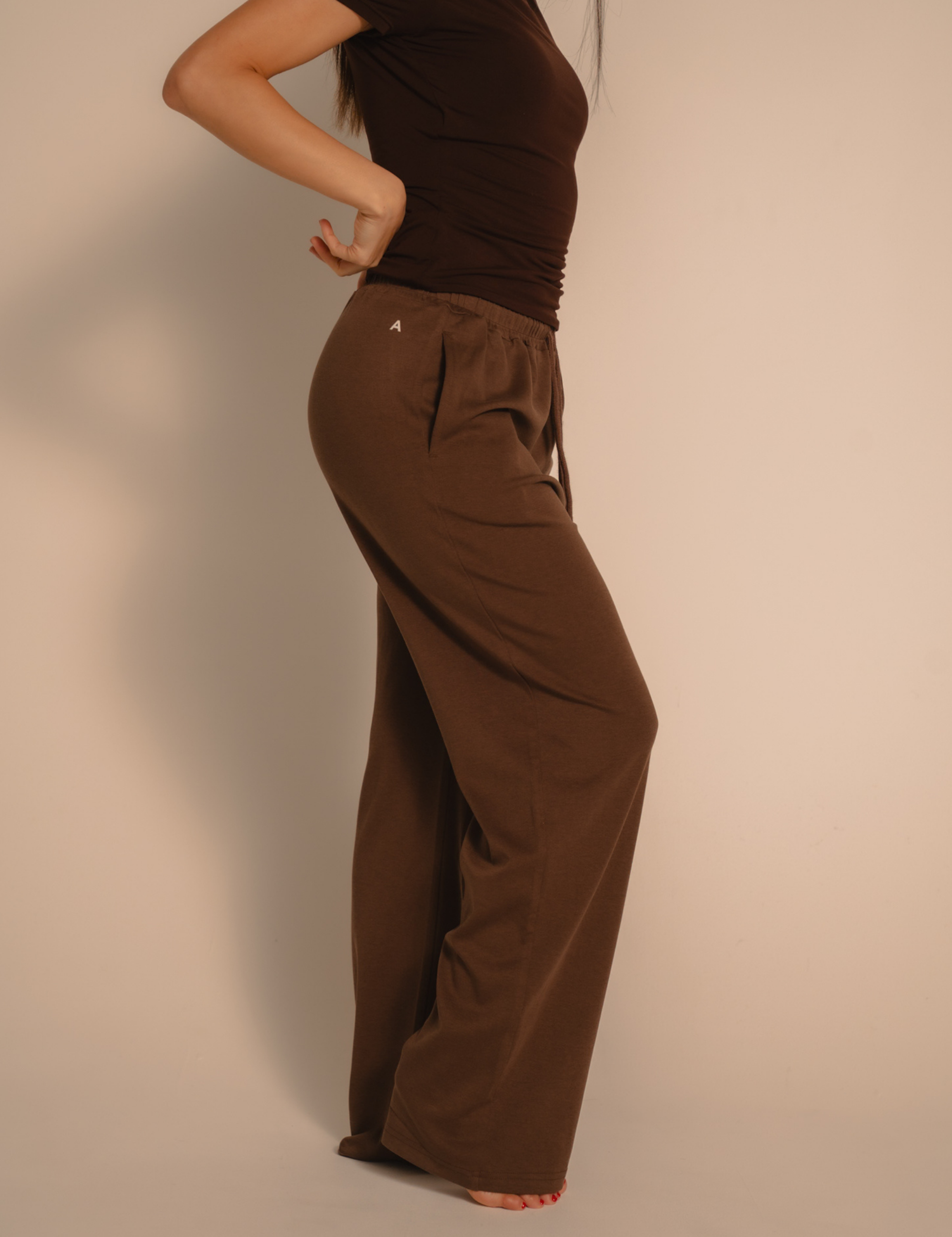 Luxe FlowFit Pants / 枯茶(brown)