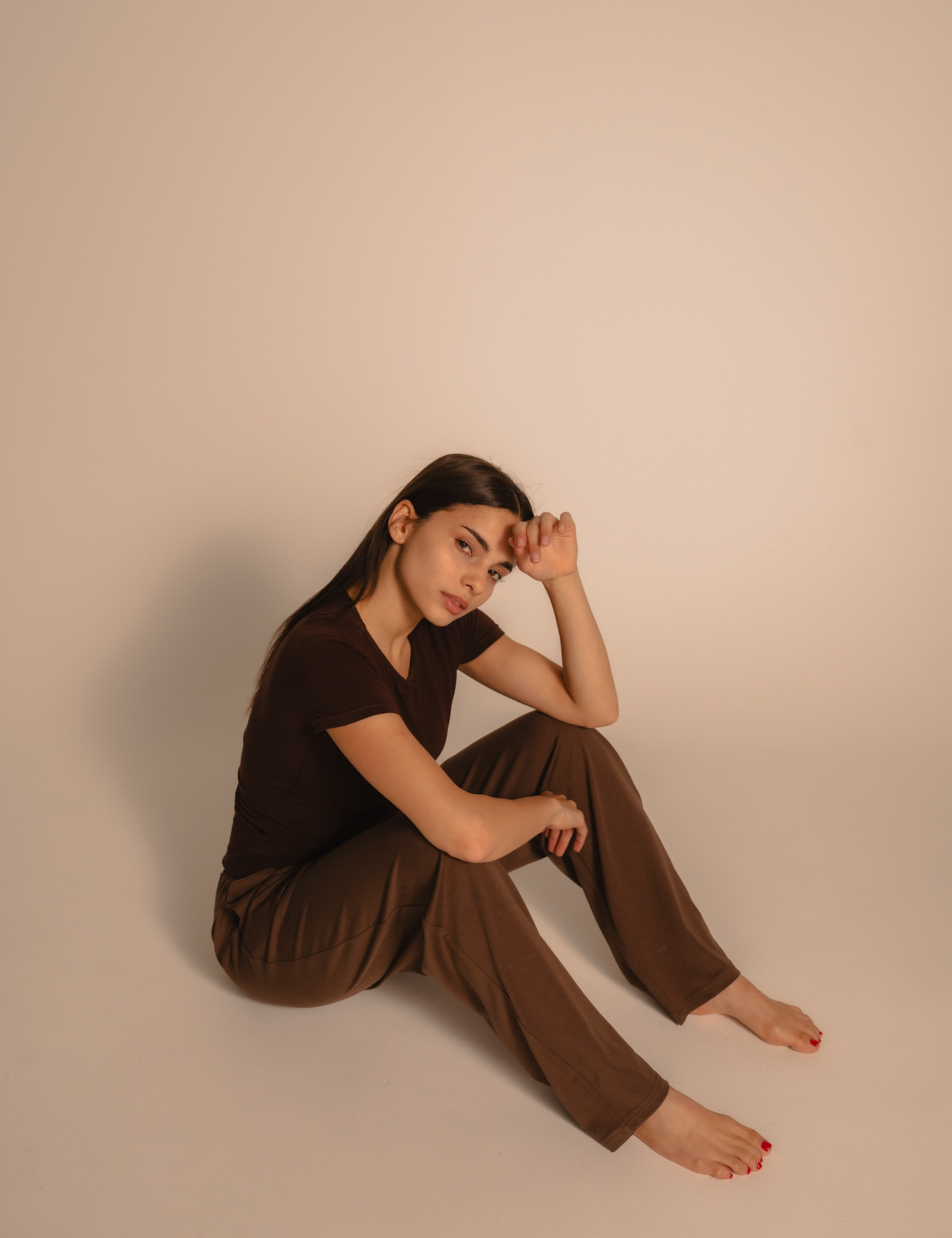 Luxe FlowFit Pants / 枯茶(brown)